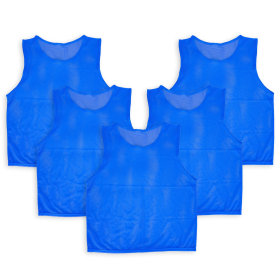 5Pcs Mesh Scrimmage Vests Soccer Basketball