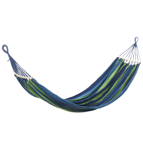 Double Hammock 2 Person Canvas Hanging Hammock Swing Bed