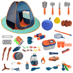 56Pcs Kids Camping Toy Set
