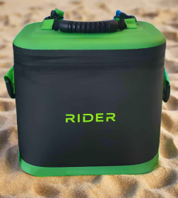 Single Cooler by Rider Coolers -  Fits All PWC, Paddle board, Kayak, tubes, bicycle racks (Color: Black)