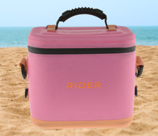 Single Cooler by Rider Coolers -  Fits All PWC, Paddle board, Kayak, tubes, bicycle racks (Color: Pink)