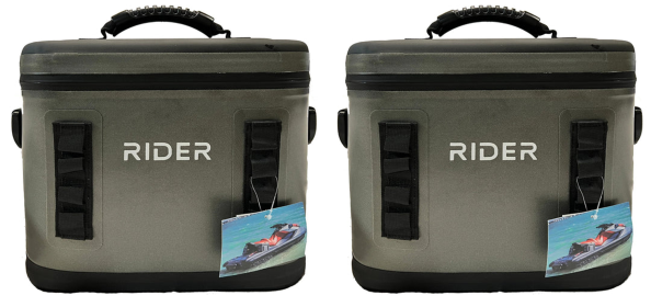 Jet Ski Coolers by Rider Coolers - Set PWC Coolers, Fits All Personal Watercraft (Color: Gray)