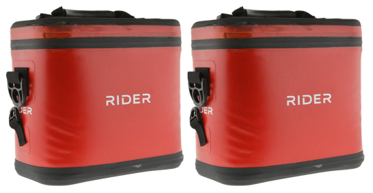 Jet Ski Coolers by Rider Coolers - Set PWC Coolers, Fits All Personal Watercraft (Color: Red)