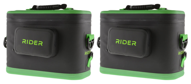 Large Jet Ski Coolers by Rider Coolers - Set Coolers, Fits All PWC's, Holds 10 Cans Each (Color: Black)
