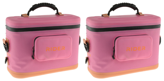 Large Jet Ski Coolers by Rider Coolers - Set Coolers, Fits All PWC's, Holds 10 Cans Each (Color: Pink)