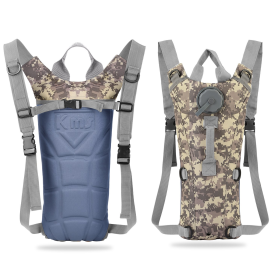 iMounTEK Tactical Hydration Pack 3L Water Bladder (Color: ACU)