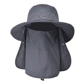 Fishing Bucket Hat (Color: Grey)