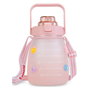 Kawaii Water Bottle (Color: Pink)